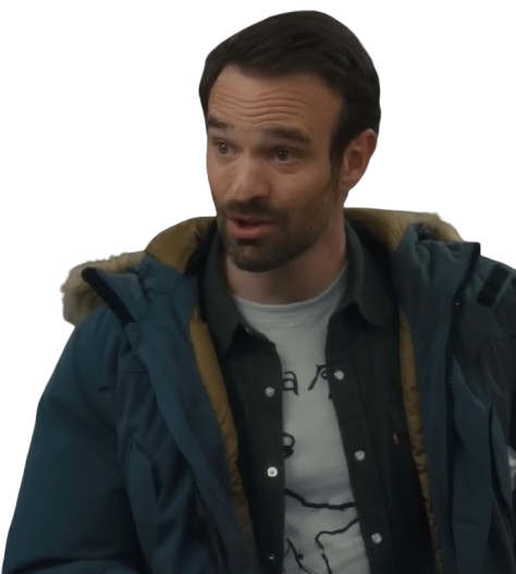 Merv Charlie Cox Blue Parka Jacket - Image 3